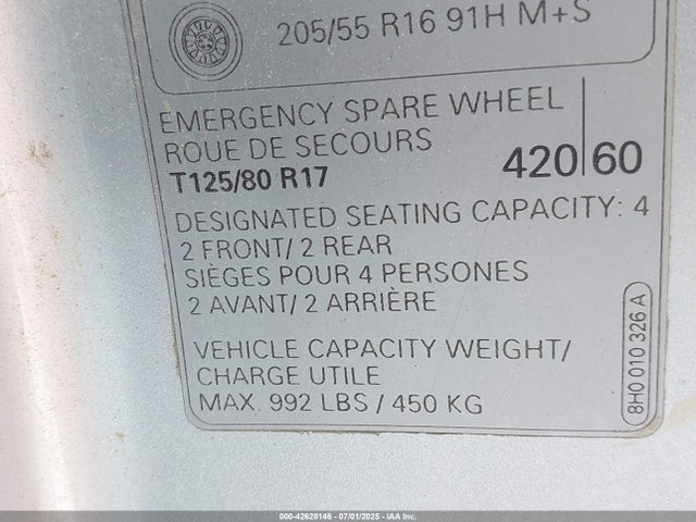 2003 AUDI A4 WAUAC48H43K019153 Photo 8