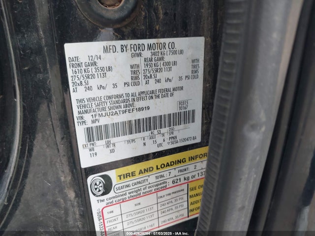 Ford 2015 2015 1FMJU2AT9FEF18919 Image 9