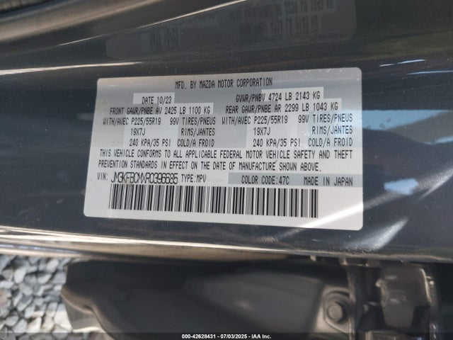 JM3KFBCMXR0396685 Mazda py cylinder deactivation