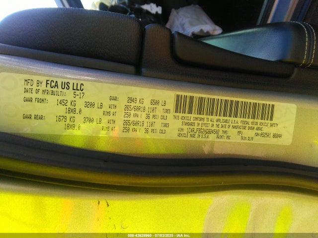 1C4RJFBG2HC924502 Jeep Grand Cherokee