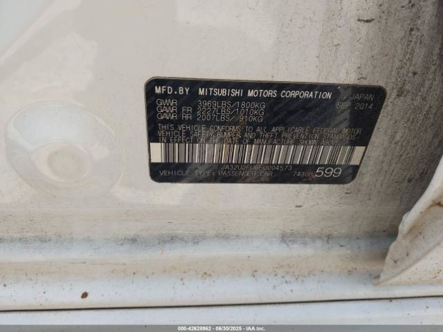 2015 MITSUBISHI LANCER JA32U2FU6FU004573 Photo 8