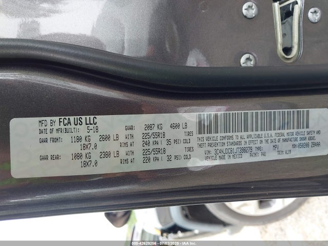 3C4NJDCB1JT398279 Jeep Compass