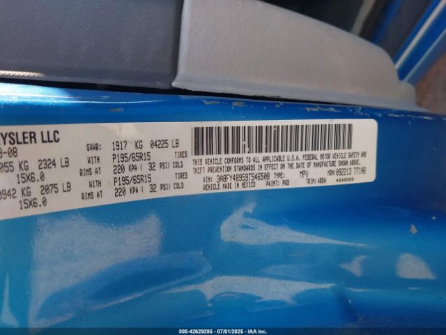 2009 CHRYSLER PT CRUISER 3A8FY48959T546508 Photo 8