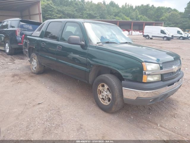 2004 CHEVROLET AVALANCHE 1500 3GNEK12T84G306790