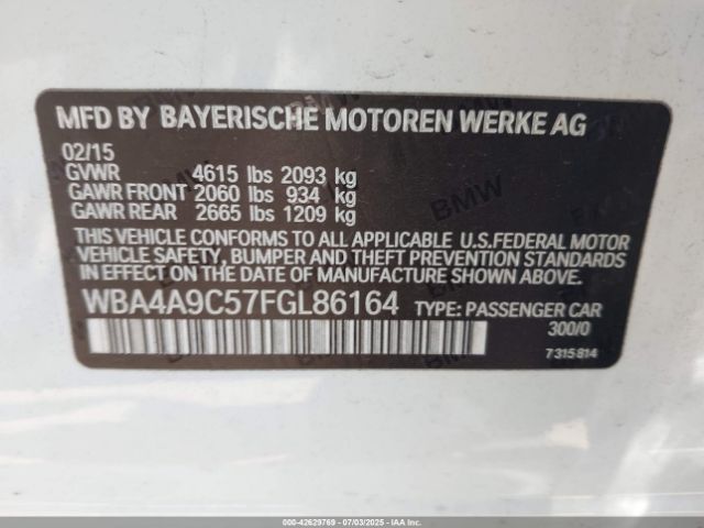 2015 BMW 428 GRAN COUPE WBA4A9C57FGL86164 Photo 8