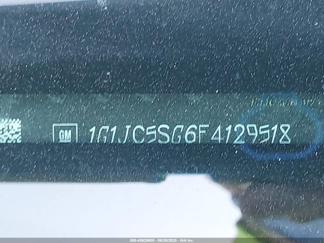 1G1JC5SG6F4129518 Chevrolet lwe