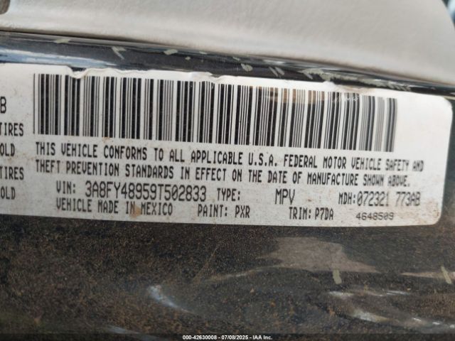 2009 CHRYSLER PT CRUISER 3A8FY48959T502833 Photo 8