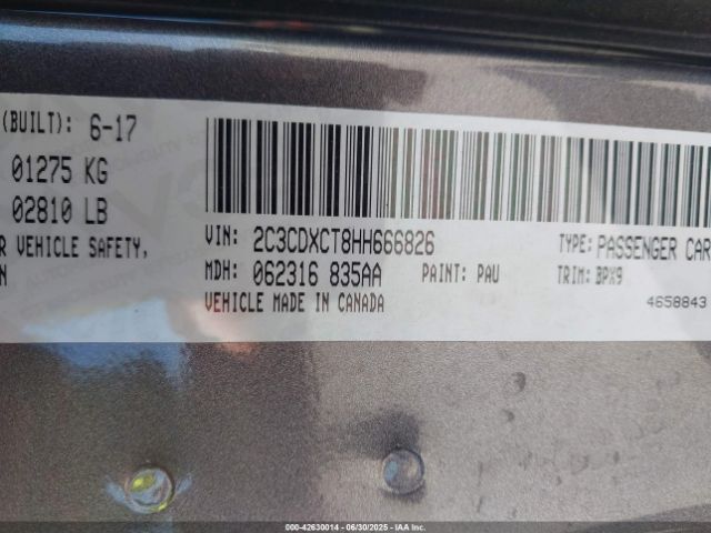 2017 DODGE CHARGER 2C3CDXCT8HH666826 Photo 8