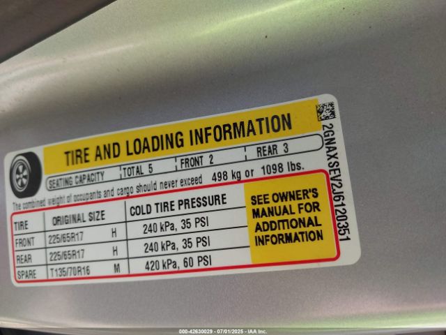 2018 CHEVROLET EQUINOX 2GNAXSEV2J6120351 Photo 8