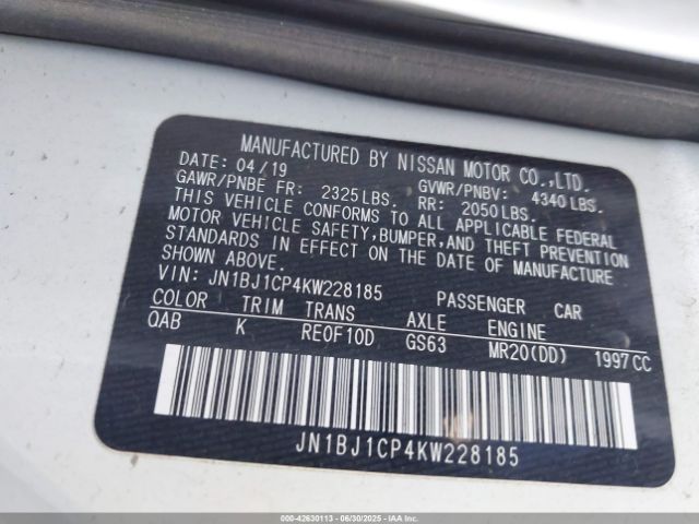2019 NISSAN ROGUE SPORT JN1BJ1CP4KW228185 Photo 8