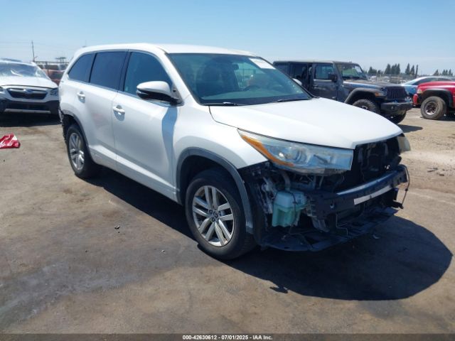 2016 TOYOTA HIGHLANDER 5TDZKRFH1GS135319