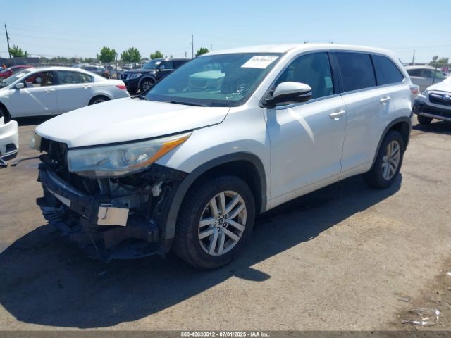 2016 TOYOTA HIGHLANDER 5TDZKRFH1GS135319 Photo 1