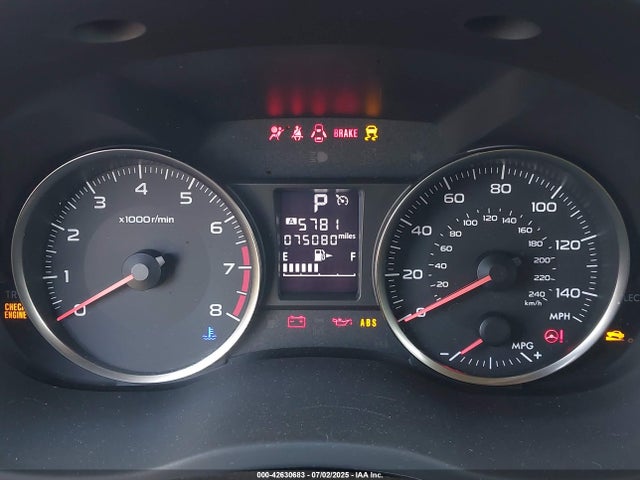 JF2GPACC8F8313542 Subaru 2.0l naturally aapirated