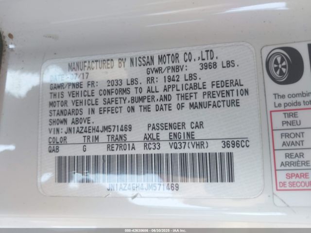 JN1AZ4EH4JM571469 Nissan 2018
