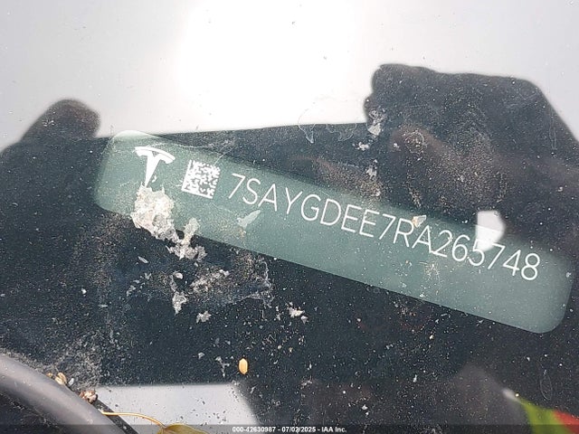 2024 TESLA MODEL Y 7SAYGDEE7RA265748 Photo 8