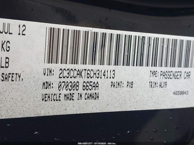 2012 CHRYSLER 300C 2C3CCAKT6CH314113 Photo 8