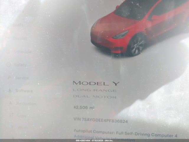 2023 TESLA MODEL Y 7SAYGDEE4PF836824 Photo 6