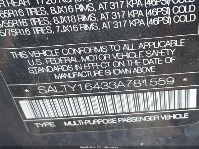 2003 LAND ROVER DISCOVERY SALTY16433A781559 Photo 8