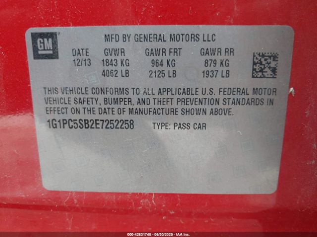 1G1PC5SB2E7252258 Chevrolet LUV