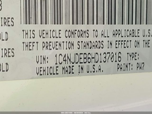 2017 JEEP COMPASS 1C4NJDEB6HD137016 Photo 8