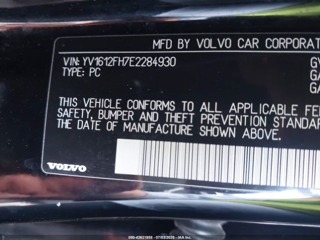 2014 VOLVO S60 YV1612FH7E2284930 Photo 8