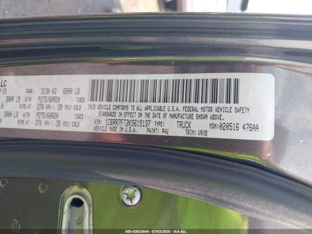 2019 RAM 1500 CLASSIC 1C6RR7FT2KS615137 Photo 8