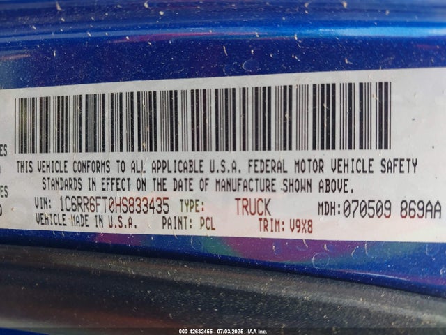RAM 1500 2017 1C6RR6FT0HS833435 Image 9