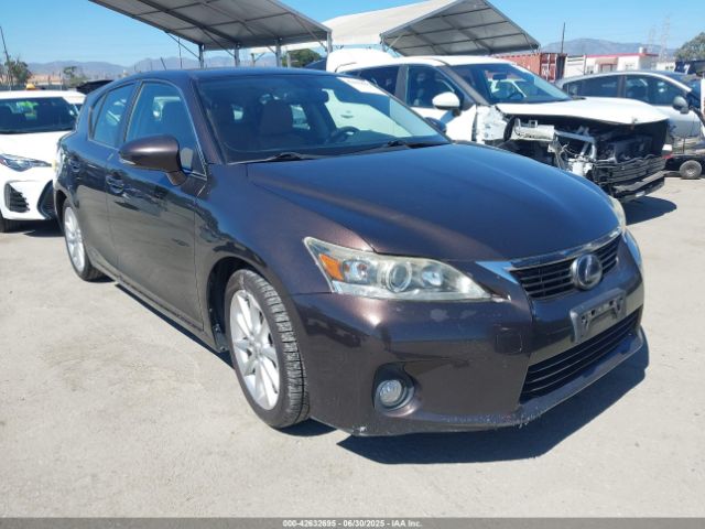 2012 LEXUS CT 200H JTHKD5BH9C2062310