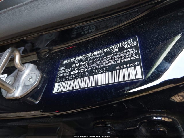 Mercedes-Benz m260 2021 W1K5J5BB2MN179333 Image 9