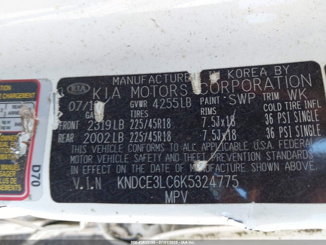 KIA gdi 2019 KNDCE3LC6K5324775 Image 9