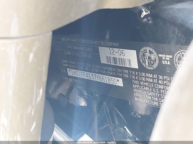 2007 HARLEY-DAVIDSON FLHT 1HD1FF4137Y661850 Photo 9