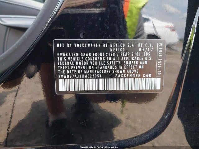 Volkswagen 1.4 tsi 2017 3VWDB7AJ1HM323054 Image 9
