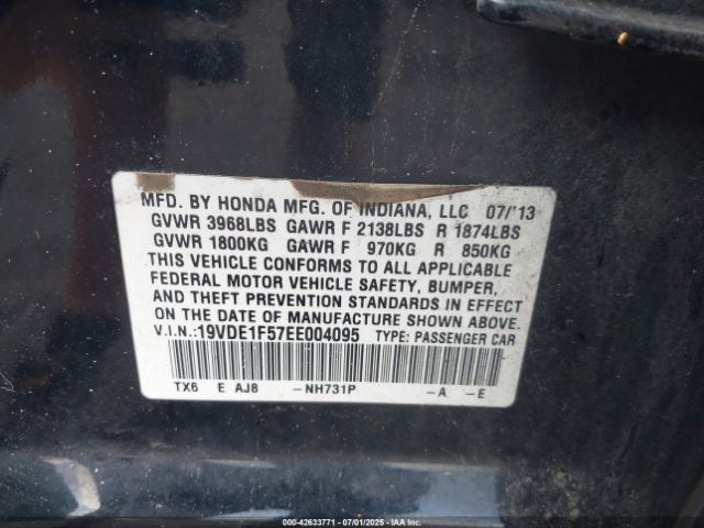 2014 ACURA ILX 19VDE1F57EE004095 Photo 8