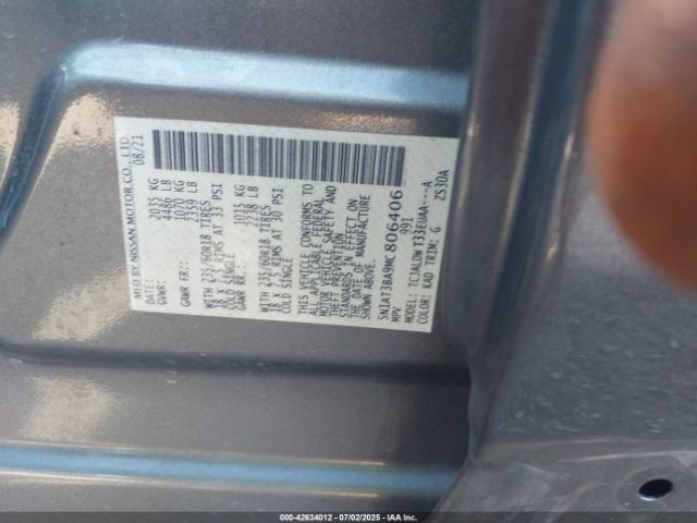 2021 NISSAN ROGUE 5N1AT3BA9MC806406 Photo 8