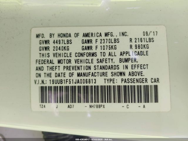 2018 ACURA TLX 19UUB1F51JA006813 Photo 8