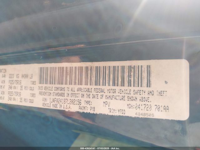2007 JEEP WRANGLER 1J4FA24187L202156 Photo 8