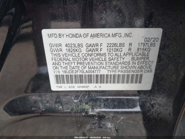 2020 ACURA ILX 19UDE2F70LA004777 Photo 8
