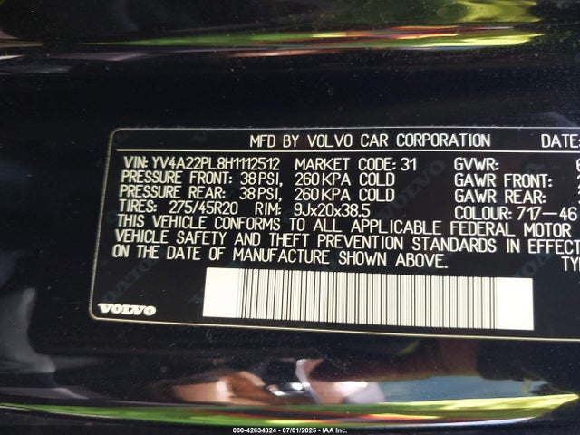 Volvo b4204ts 2017 YV4A22PL8H1112512 Image 9
