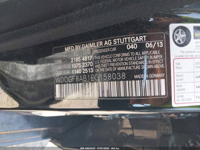Mercedes-Benz C-Class 2014 WDDGF8AB1EG158038 Image 9