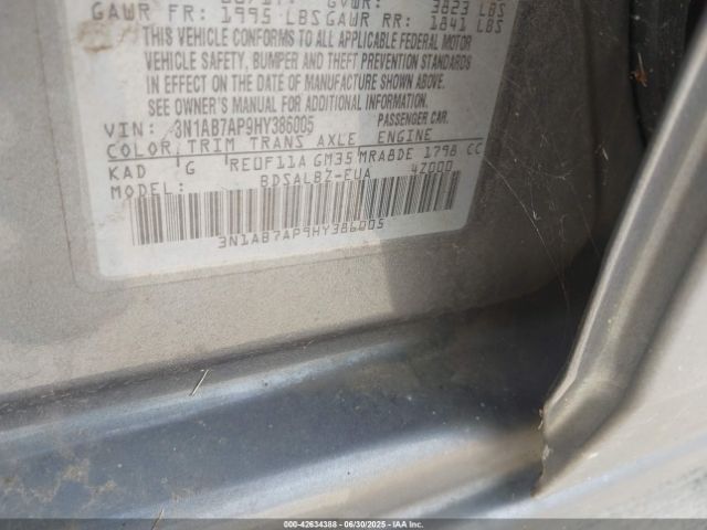 2017 NISSAN SENTRA 3N1AB7AP9HY386005 Photo 8