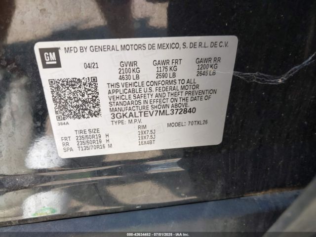 2021 GMC TERRAIN 3GKALTEV7ML372840 Photo 8
