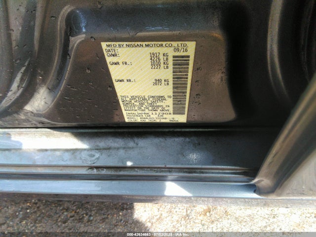 1N4AL3AP9HC117908 Nissan 2017