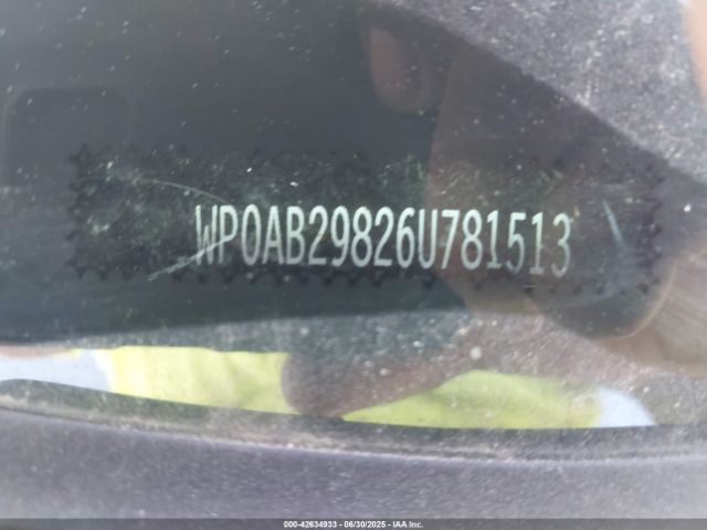 2006 PORSCHE CAYMAN S WP0AB29826U781513 Photo 8