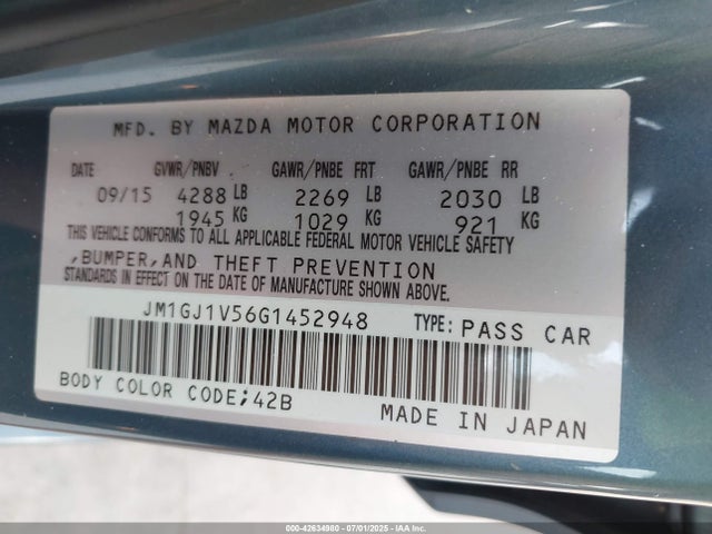 JM1GJ1V56G1452948 Mazda py