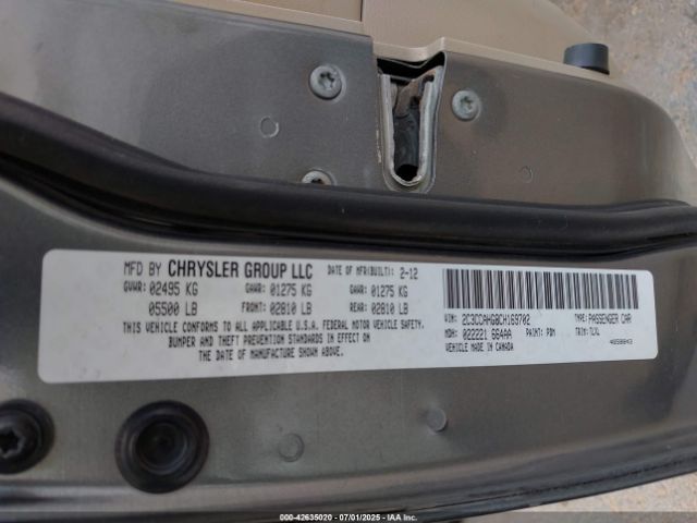 2012 CHRYSLER 300 2C3CCAHG8CH169702 Photo 8