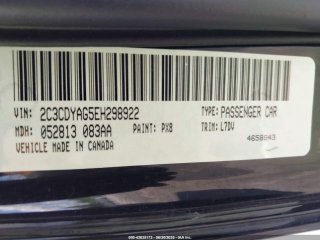 2014 DODGE CHALLENGER 2C3CDYAG5EH298922 Photo 8