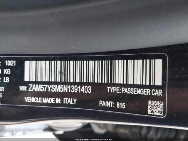 2022 MASERATI GHIBLI ZAM57YSM5N1391403 Photo 8
