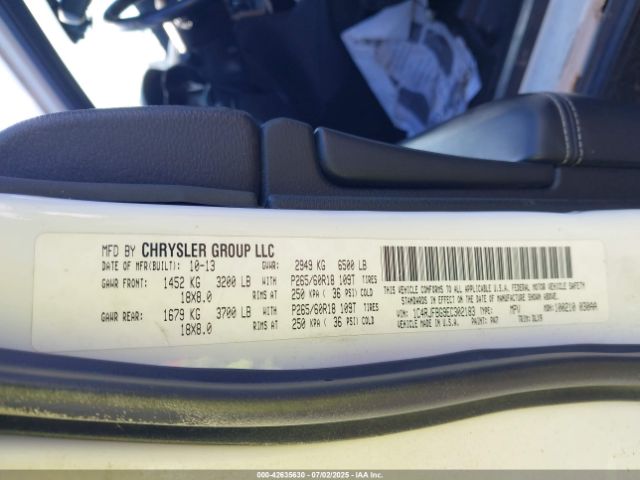 2014 JEEP GRAND CHEROKEE 1C4RJFBG9EC302183 Photo 8