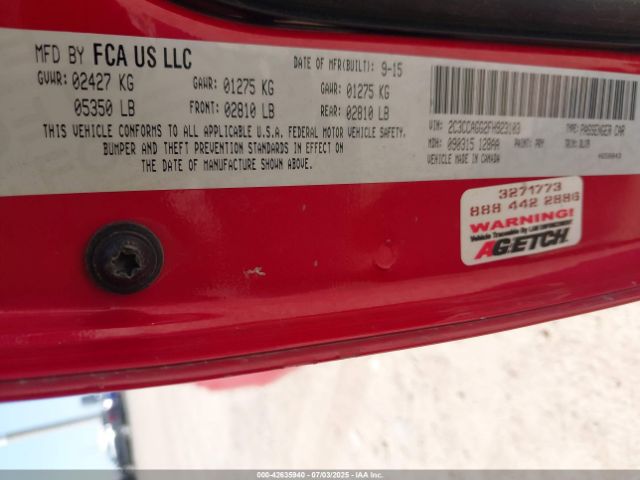 2015 CHRYSLER 300 2C3CCAGG2FH923103 Photo 8