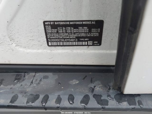 2018 BMW X5 5UXKR0C58J0Y04813 Photo 8